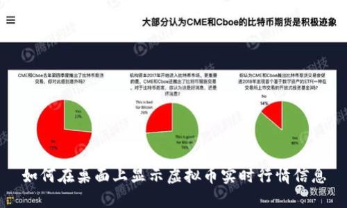 如何在桌面上显示虚拟币实时行情信息