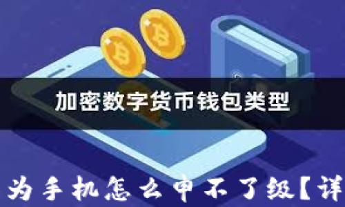 
tpwallet华为手机怎么申不了级？详解解决方案